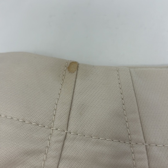 J. CREW No. 2 Pencil skirt in bi-stretch cotton blend size 8 beige - Picture 6 of 7